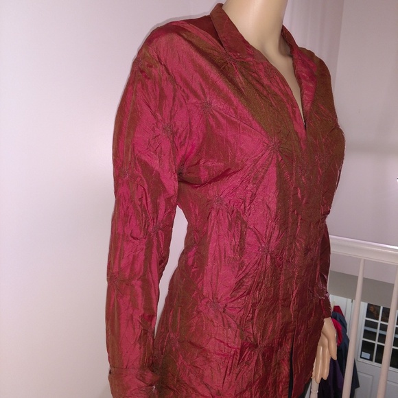 Beautiful rust colored silk blouse - Picture 7 of 7